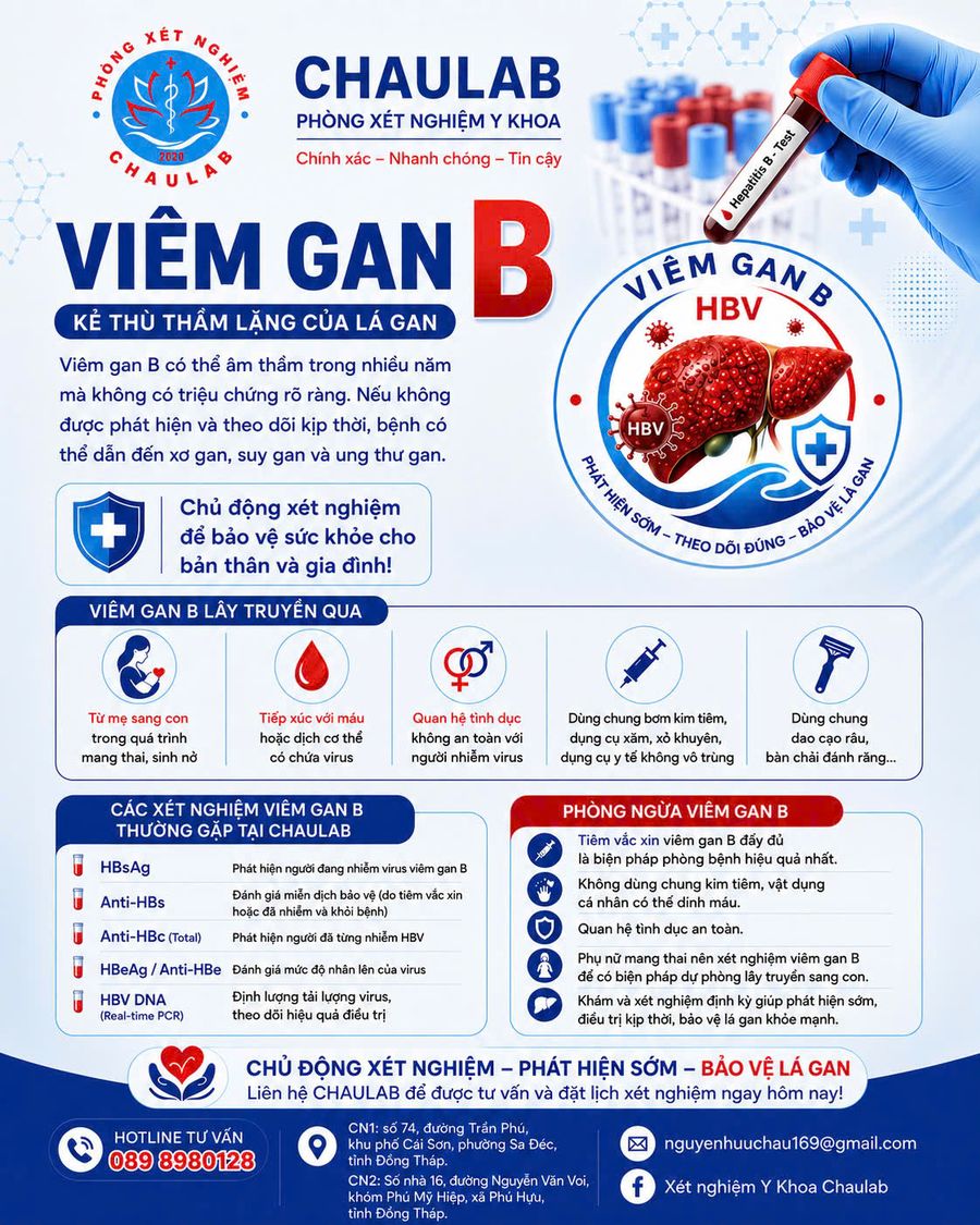 Viêm gan B – kẻ thù thầm lặng của lá gan